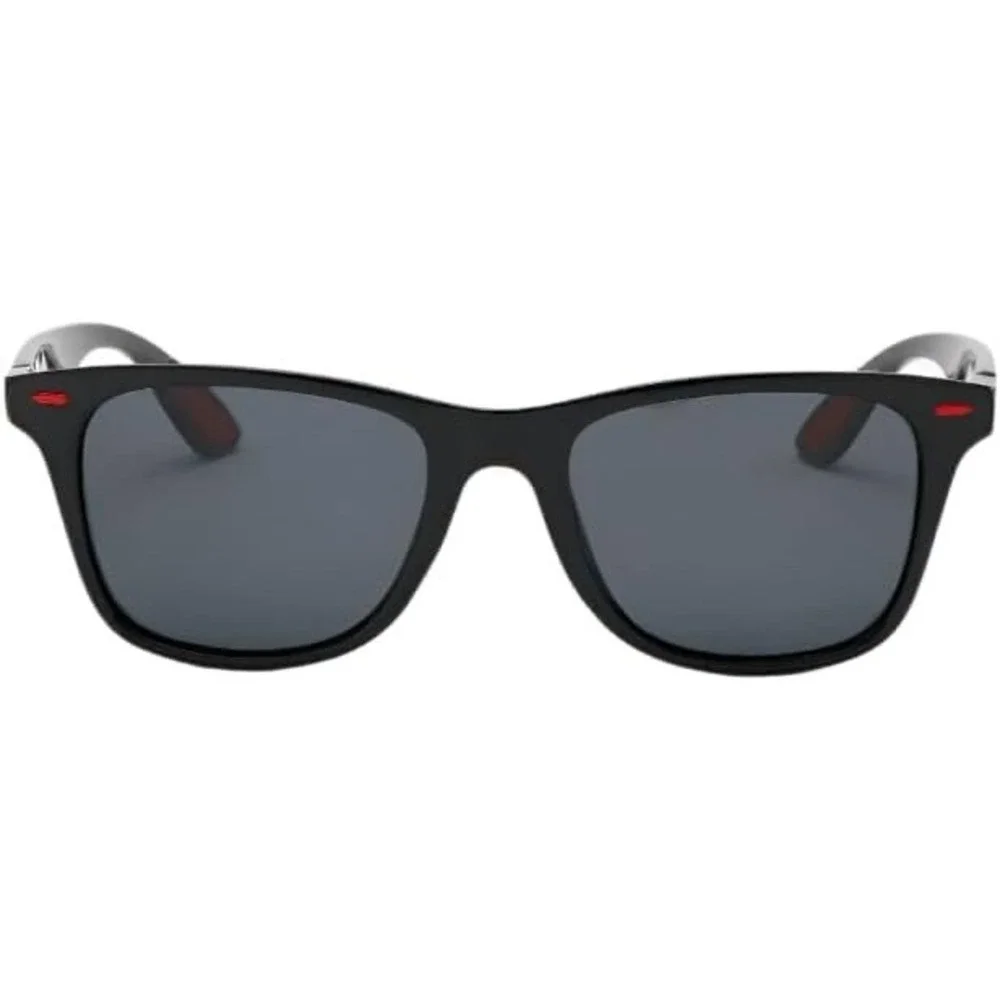 Black Polarized Sunglasses‎ Women's Style Sun Protection Square Driving Cycling